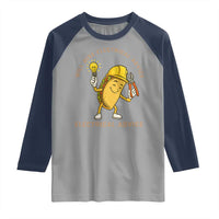 Funny Electrician Raglan Shirt This Electrician Will Work For Tacos - Wonder Print Shop