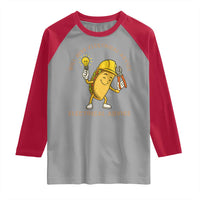 Funny Electrician Raglan Shirt This Electrician Will Work For Tacos - Wonder Print Shop