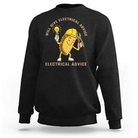 Funny Electrician Sweatshirt This Electrician Will Work For Tacos - Wonder Print Shop