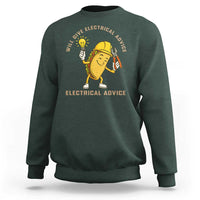 Funny Electrician Sweatshirt This Electrician Will Work For Tacos - Wonder Print Shop