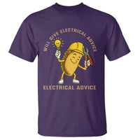 Funny Electrician T Shirt This Electrician Will Work For Tacos - Wonder Print Shop