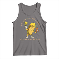 Funny Electrician Tank Top This Electrician Will Work For Tacos - Wonder Print Shop