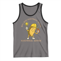 Funny Electrician Tank Top This Electrician Will Work For Tacos - Wonder Print Shop