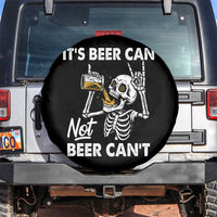 Funny Skeleton Beer Spare Tire Cover It Is Beer Can Not Beer Can Not - Wonder Print Shop