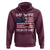 Funny Husband Sarcastic Hoodie American Flag My Wife Beats Me - Wonder Print Shop