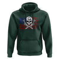 Skeleton Mechanic Hoodie American Flag Patriotic Car Repair - Wonder Print Shop