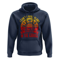 Funny Car Mechanic Hoodie I Cant I Have Plans In The Garage - Wonder Print Shop