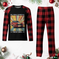 Funny Garage Mechanic Plaid Pajama Set Yes I Really Do Need All These Cars - Wonder Print Shop