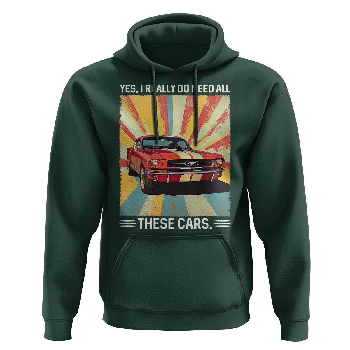Funny Garage Mechanic Hoodie Yes I Really Do Need All These Cars - Wonder Print Shop