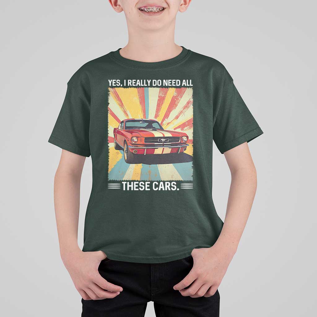 Funny Garage Mechanic T Shirt For Kid Yes I Really Do Need All These Cars - Wonder Print Shop