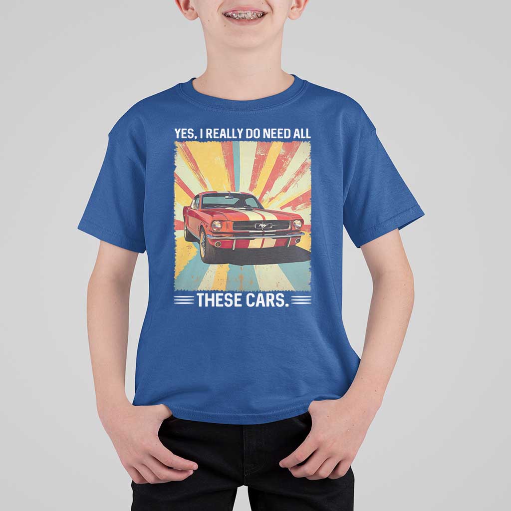 Funny Garage Mechanic T Shirt For Kid Yes I Really Do Need All These Cars - Wonder Print Shop