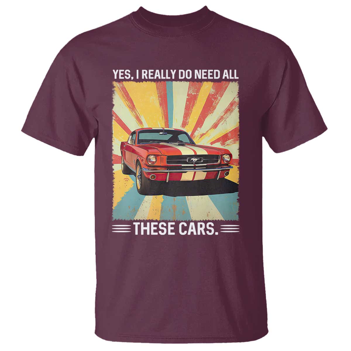 Funny Garage Mechanic T Shirt Yes I Really Do Need All These Cars - Wonder Print Shop