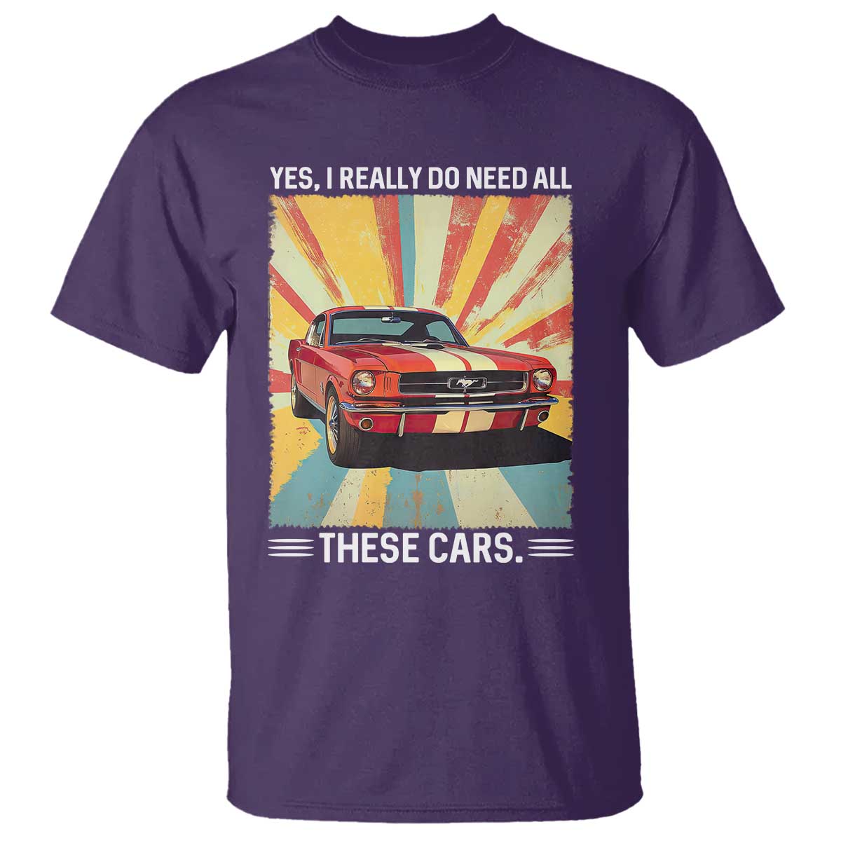 Funny Garage Mechanic T Shirt Yes I Really Do Need All These Cars - Wonder Print Shop