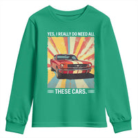 Funny Garage Mechanic Youth Sweatshirt Yes I Really Do Need All These Cars - Wonder Print Shop