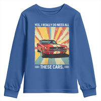 Funny Garage Mechanic Youth Sweatshirt Yes I Really Do Need All These Cars - Wonder Print Shop