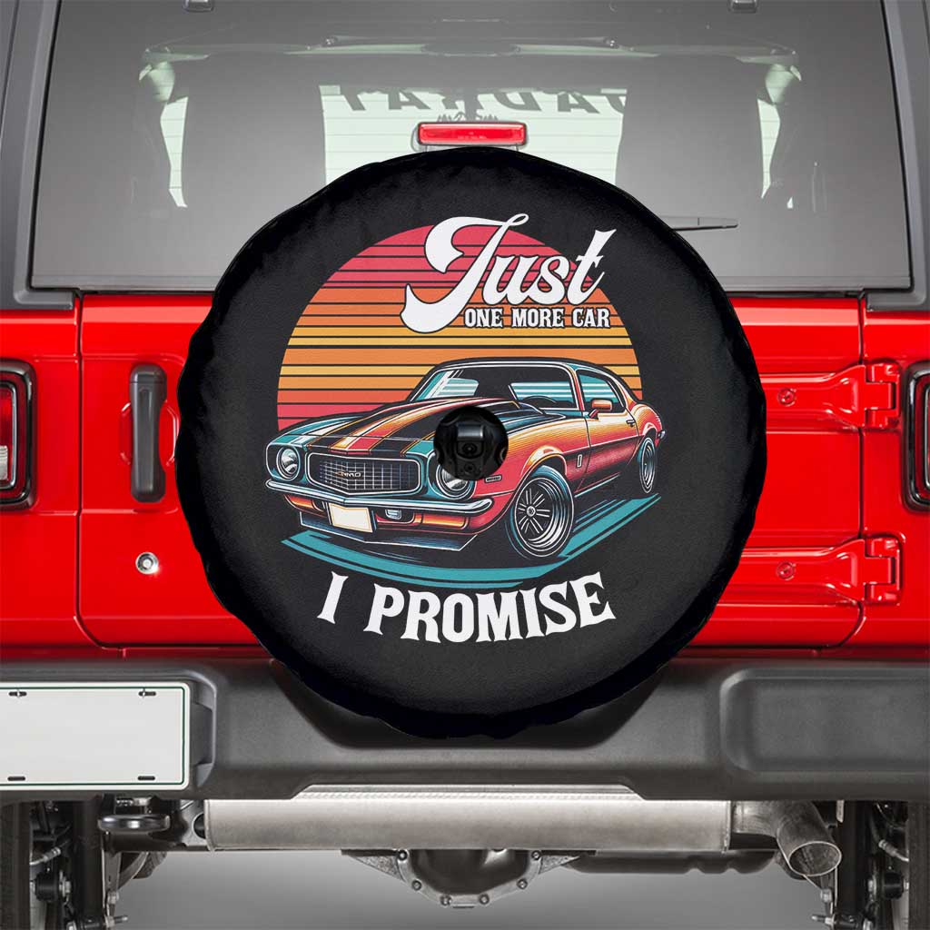 Funny Car Enthusiast Spare Tire Cover Just One More Car I Promise - Wonder Print Shop