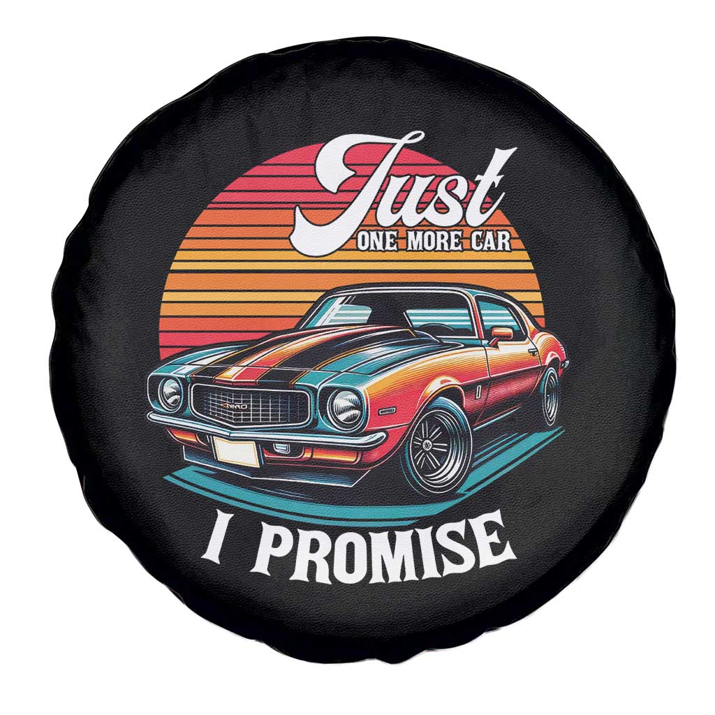 Funny Car Enthusiast Spare Tire Cover Just One More Car I Promise - Wonder Print Shop