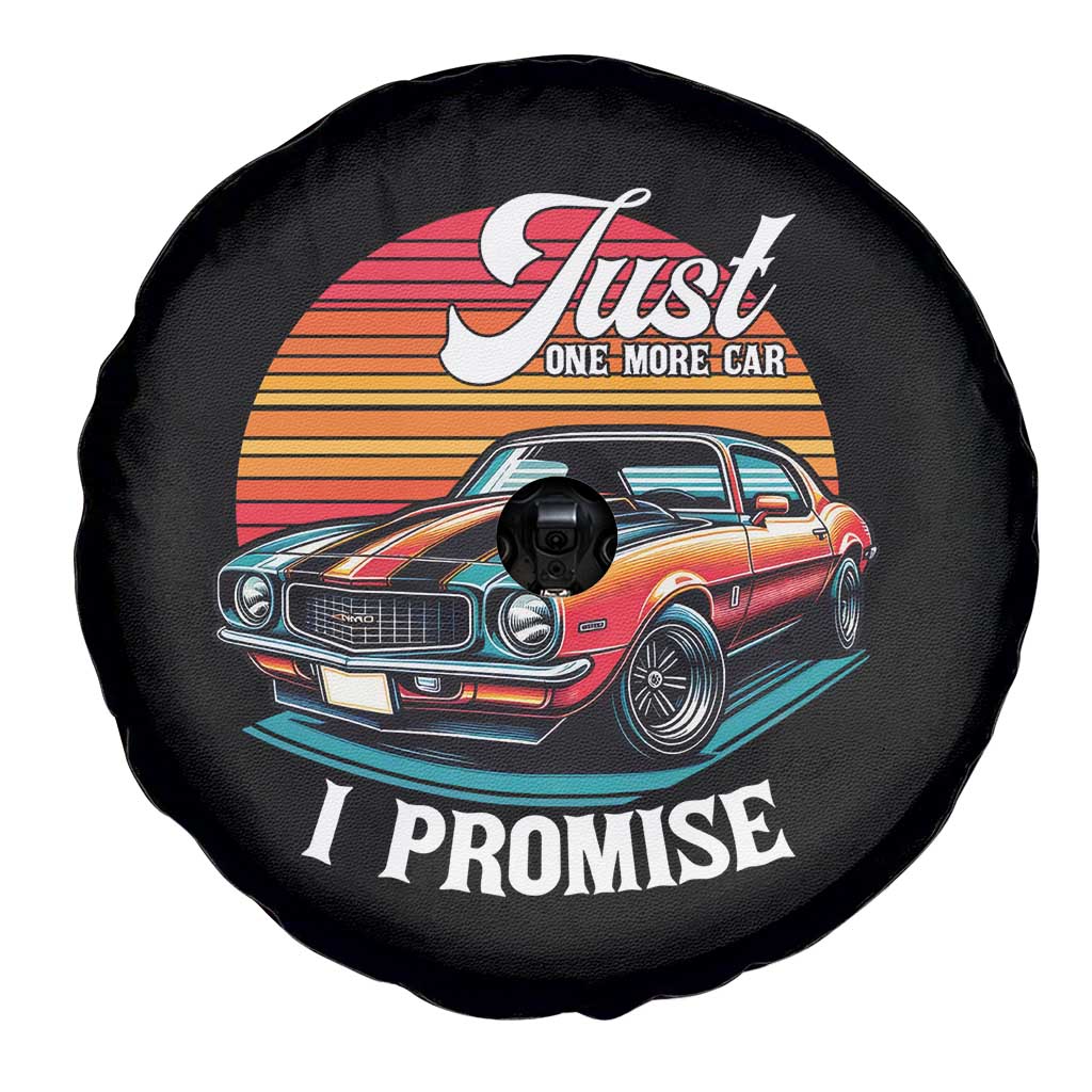 Funny Car Enthusiast Spare Tire Cover Just One More Car I Promise - Wonder Print Shop