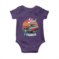 Funny Car Enthusiast Baby Onesie Just One More Car I Promise - Wonder Print Shop