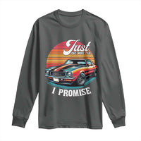 Funny Car Enthusiast Long Sleeve Shirt Just One More Car I Promise - Wonder Print Shop