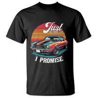 Funny Car Enthusiast T Shirt Just One More Car I Promise - Wonder Print Shop