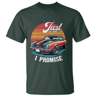 Funny Car Enthusiast T Shirt Just One More Car I Promise - Wonder Print Shop