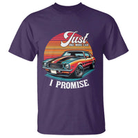 Funny Car Enthusiast T Shirt Just One More Car I Promise - Wonder Print Shop