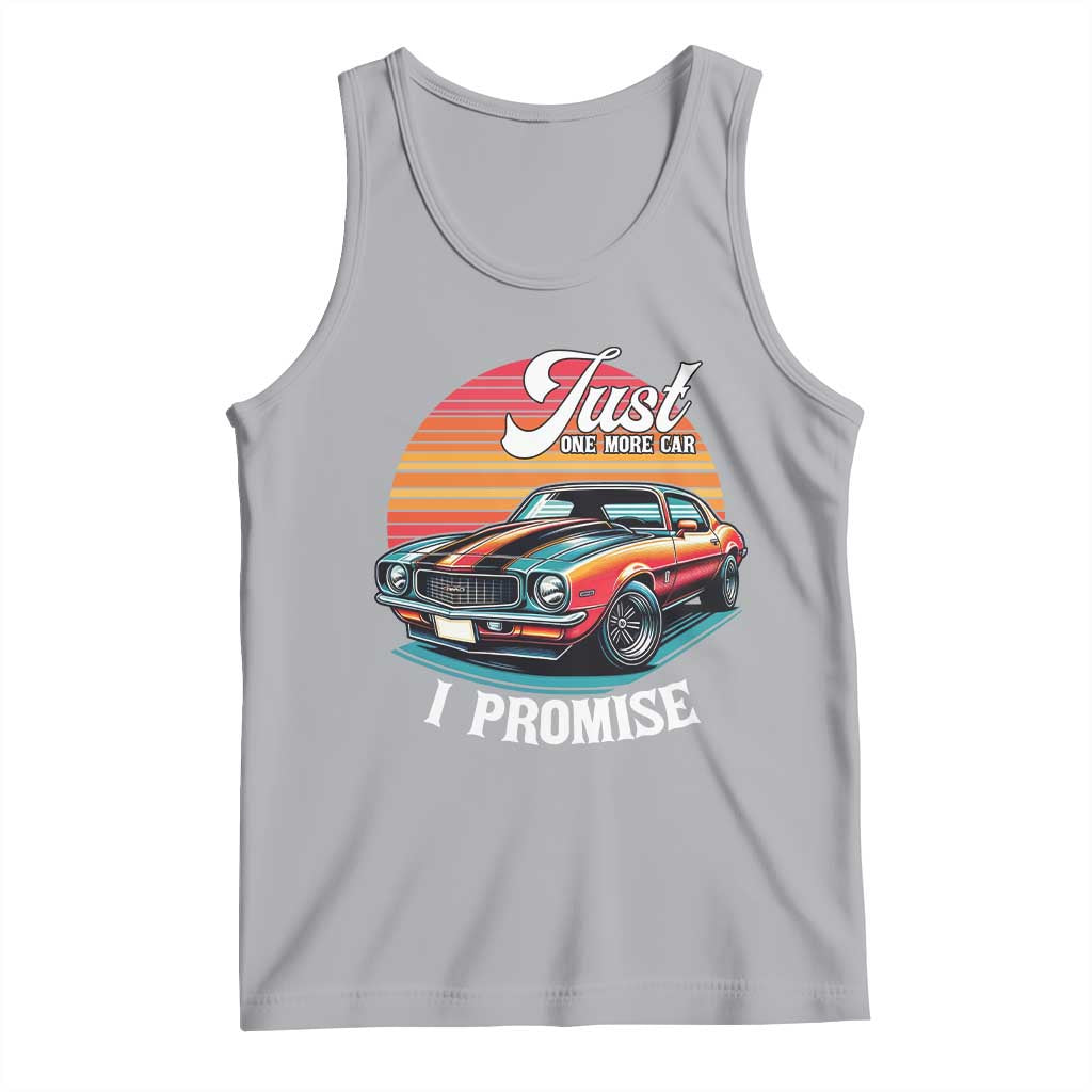 Funny Car Enthusiast Tank Top Just One More Car I Promise - Wonder Print Shop