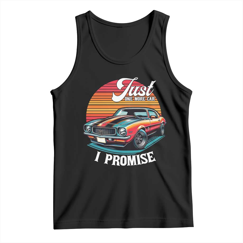 Funny Car Enthusiast Tank Top Just One More Car I Promise - Wonder Print Shop