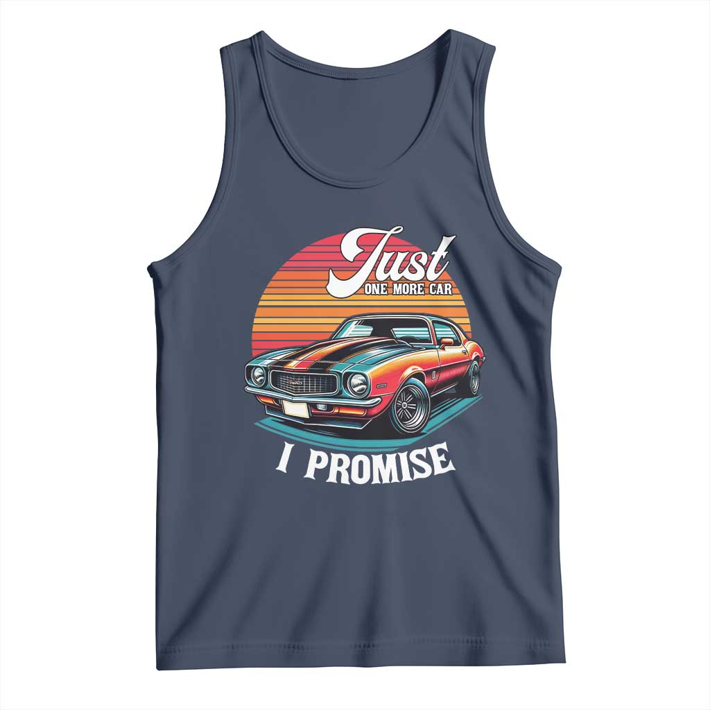 Funny Car Enthusiast Tank Top Just One More Car I Promise - Wonder Print Shop