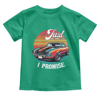 Funny Car Enthusiast Toddler T Shirt Just One More Car I Promise - Wonder Print Shop