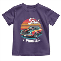 Funny Car Enthusiast Toddler T Shirt Just One More Car I Promise - Wonder Print Shop
