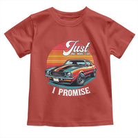 Funny Car Enthusiast Toddler T Shirt Just One More Car I Promise - Wonder Print Shop