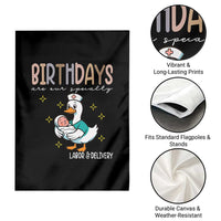 Labor And Delivery Nurse Garden Flag Birthdays Are Our Specialty - Wonder Print Shop