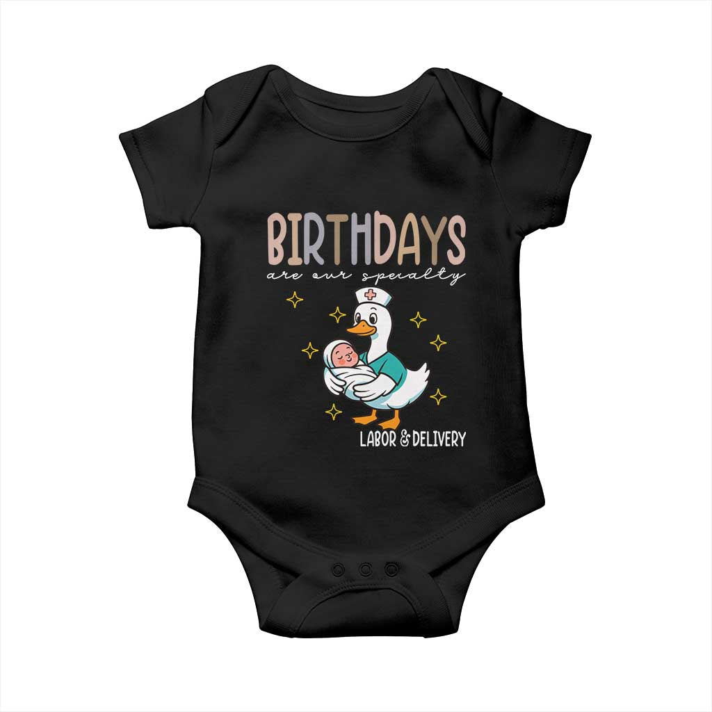 Labor And Delivery Nurse Baby Onesie Birthdays Are Our Specialty - Wonder Print Shop