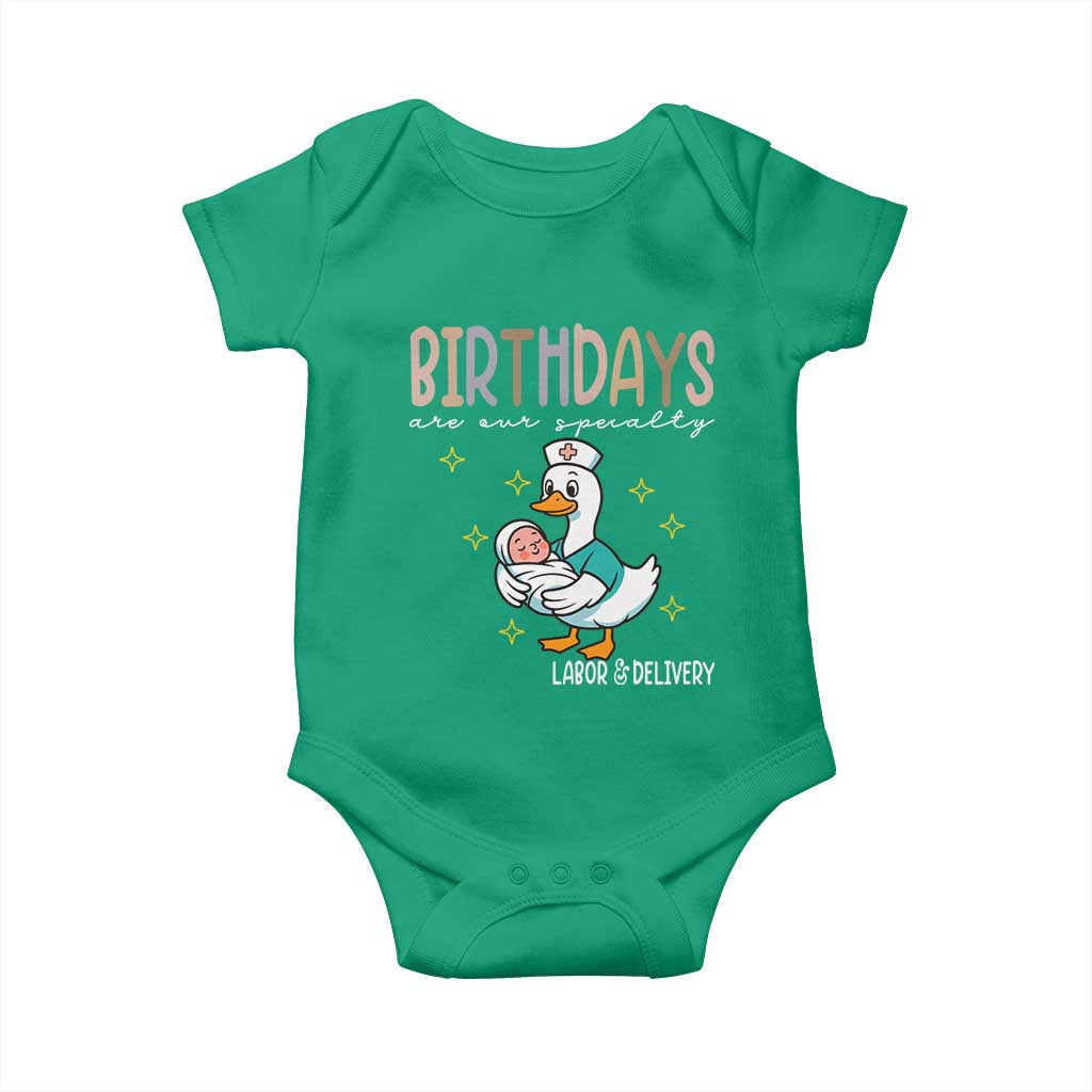Labor And Delivery Nurse Baby Onesie Birthdays Are Our Specialty - Wonder Print Shop