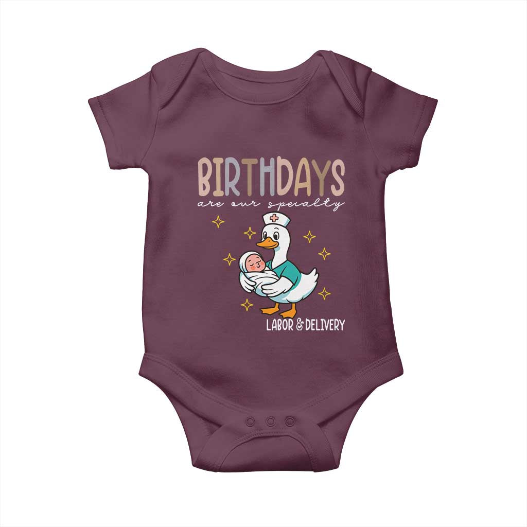 Labor And Delivery Nurse Baby Onesie Birthdays Are Our Specialty - Wonder Print Shop