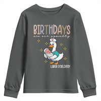Labor And Delivery Nurse Youth Sweatshirt Birthdays Are Our Specialty - Wonder Print Shop