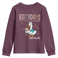 Labor And Delivery Nurse Youth Sweatshirt Birthdays Are Our Specialty - Wonder Print Shop