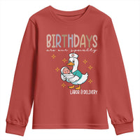Labor And Delivery Nurse Youth Sweatshirt Birthdays Are Our Specialty - Wonder Print Shop