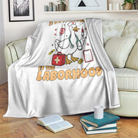 Goose ER Nurse Throw Blanket It Is A Beautiful Day In The Laborhood - Wonder Print Shop