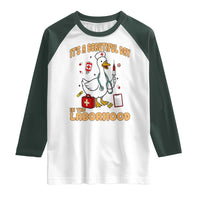 Goose ER Nurse Raglan Shirt It Is A Beautiful Day In The Laborhood - Wonder Print Shop