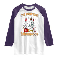Goose ER Nurse Raglan Shirt It Is A Beautiful Day In The Laborhood - Wonder Print Shop