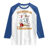 Goose ER Nurse Raglan Shirt It Is A Beautiful Day In The Laborhood - Wonder Print Shop