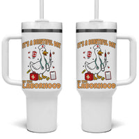 Goose ER Nurse Tumbler With Handle It Is A Beautiful Day In The Laborhood