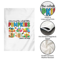 Thanksgiving Labor And Delivery Nurse Garden Flag Cutest Turkeys - Wonder Print Shop
