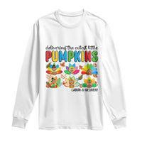 Thanksgiving Labor And Delivery Nurse Long Sleeve Shirt Cutest Turkeys - Wonder Print Shop