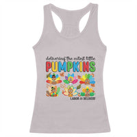 Thanksgiving Labor And Delivery Nurse Racerback Tank Top Cutest Turkeys - Wonder Print Shop