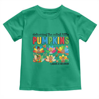 Thanksgiving Labor And Delivery Nurse Toddler T Shirt Cutest Turkeys - Wonder Print Shop