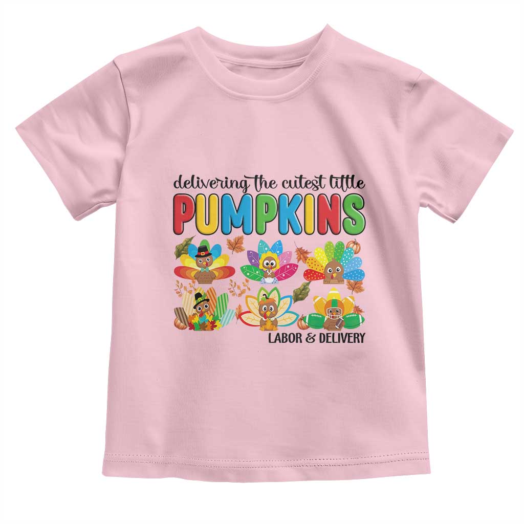 Thanksgiving Labor And Delivery Nurse Toddler T Shirt Cutest Turkeys - Wonder Print Shop